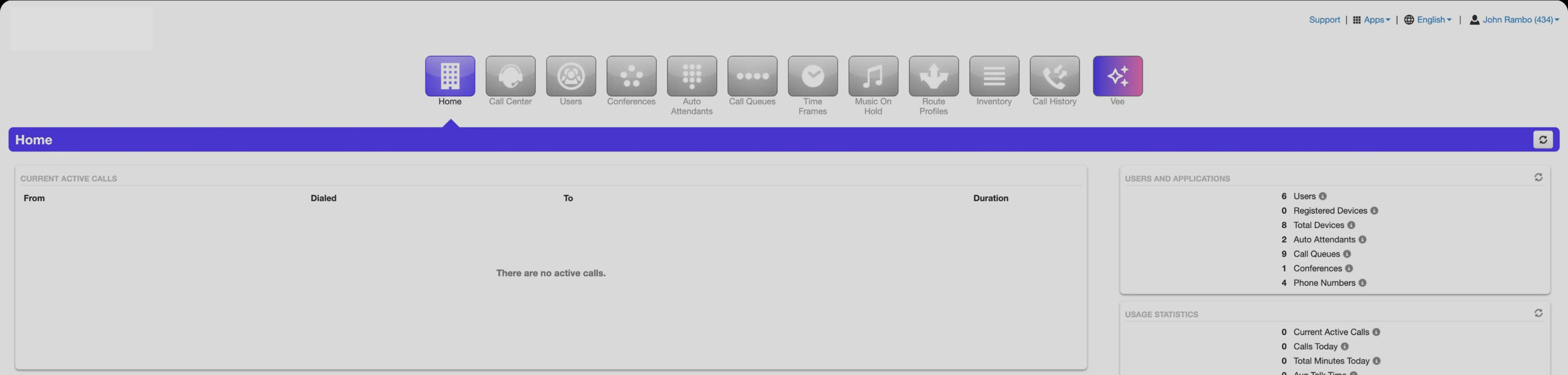 Voxtell AI integrated in the NetSapiens portal
